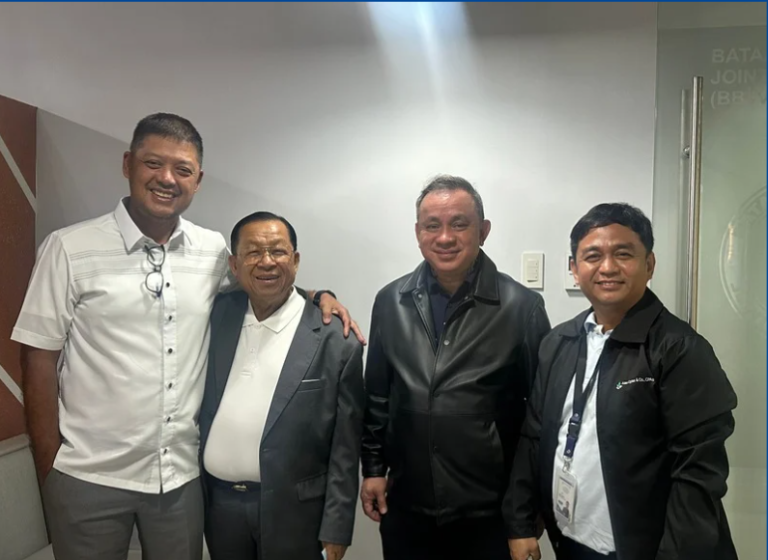 From left to right: Engr. Edgardo Ruiz, Chairman Donnies Alas, Doji Libatique, and Carl Martos during the site visit for the proposed AOC Bataan office.
