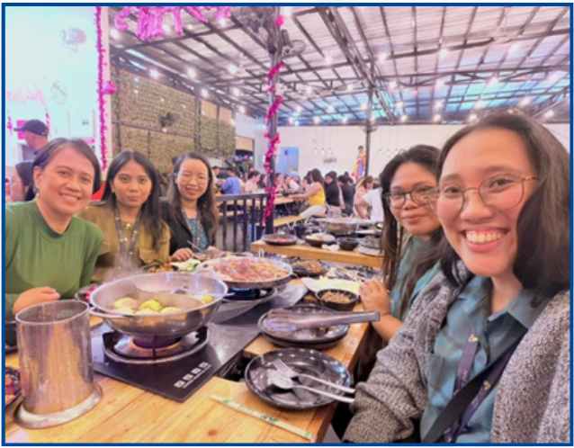 AOC LEGAZPI TEAM WORE GREEN TO SYMBOLIZE AOC.