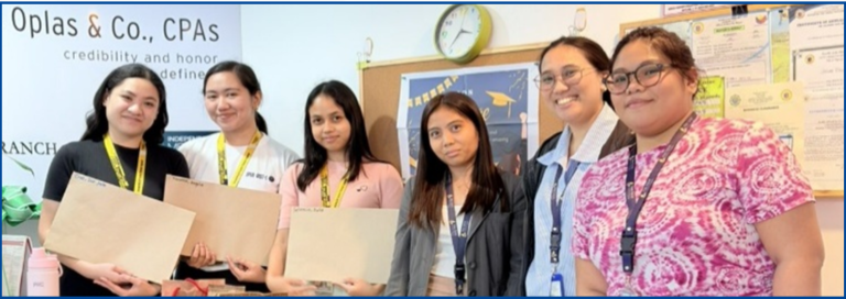 The AOC Legazpi team with Interns