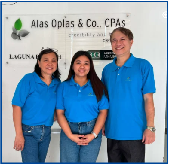Left to Right : Eleanor Almazan, Arviliene Anonuevo,  and Micca Angelique Hidalgo (Promoted to Senior Associate)